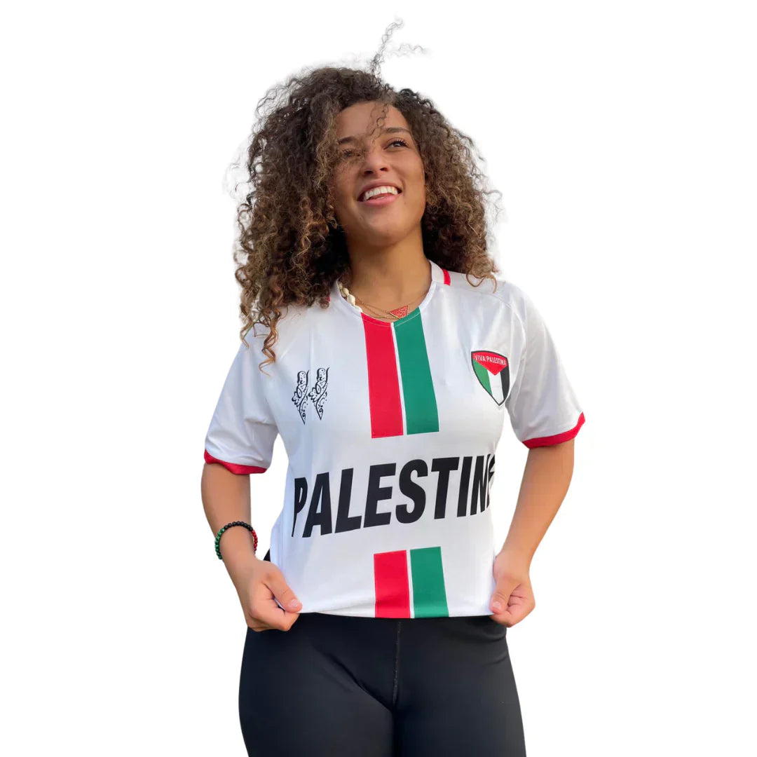 Palestina United FC – Camiseta Blanca Muestra tu orgullo, apoya a Palestina
